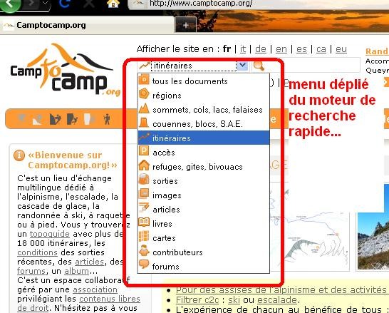 Formulaire de recherche rapide 3