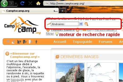 Formulaire de recherche rapide 2