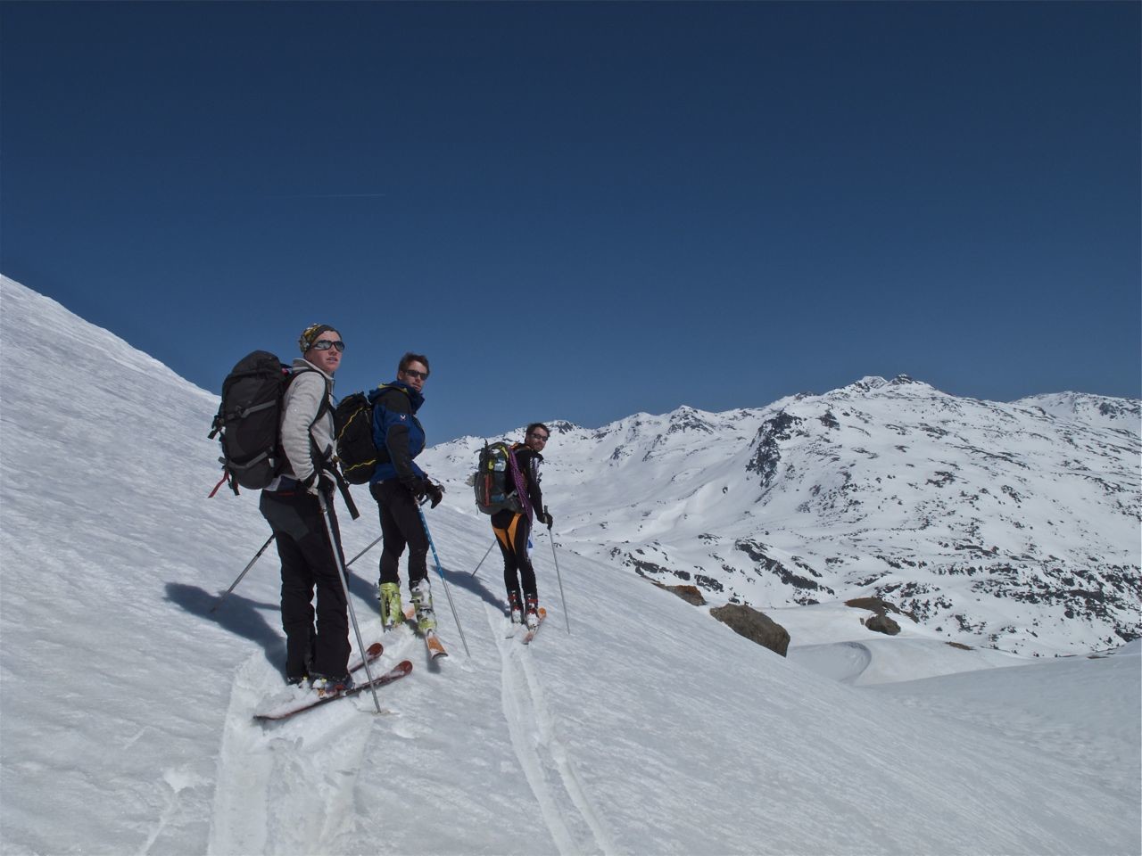 Arrivée au refuge des Drayères