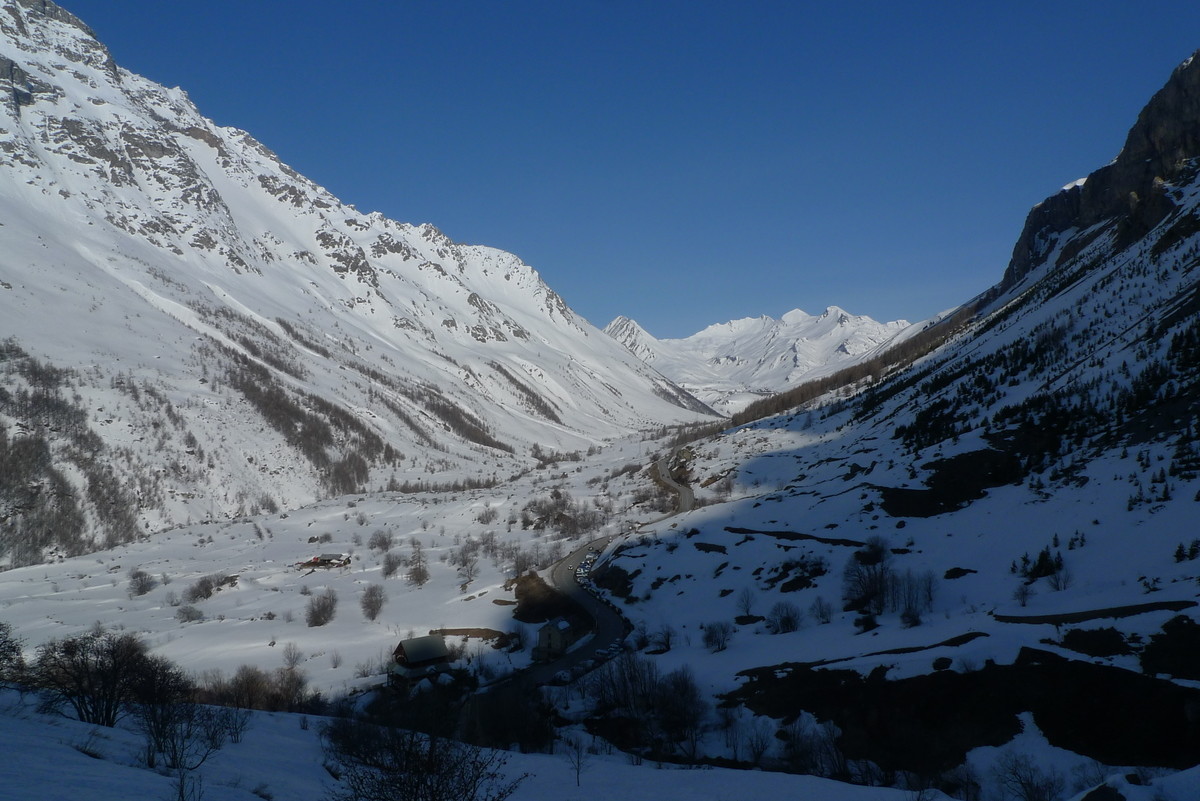 Enneigement versant Romanche du Lautaret