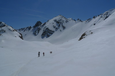 Versant NE du col des Béraudes