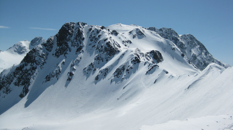 Aiguille Noire depuis l'Aiguille de Laisse