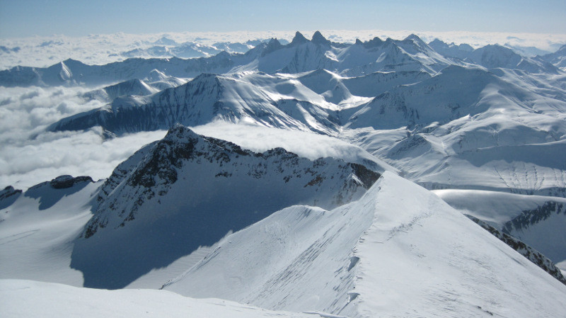 Aiguilles d'Arves et arête E de l'Etendard