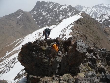 arête adrar oukaimeden