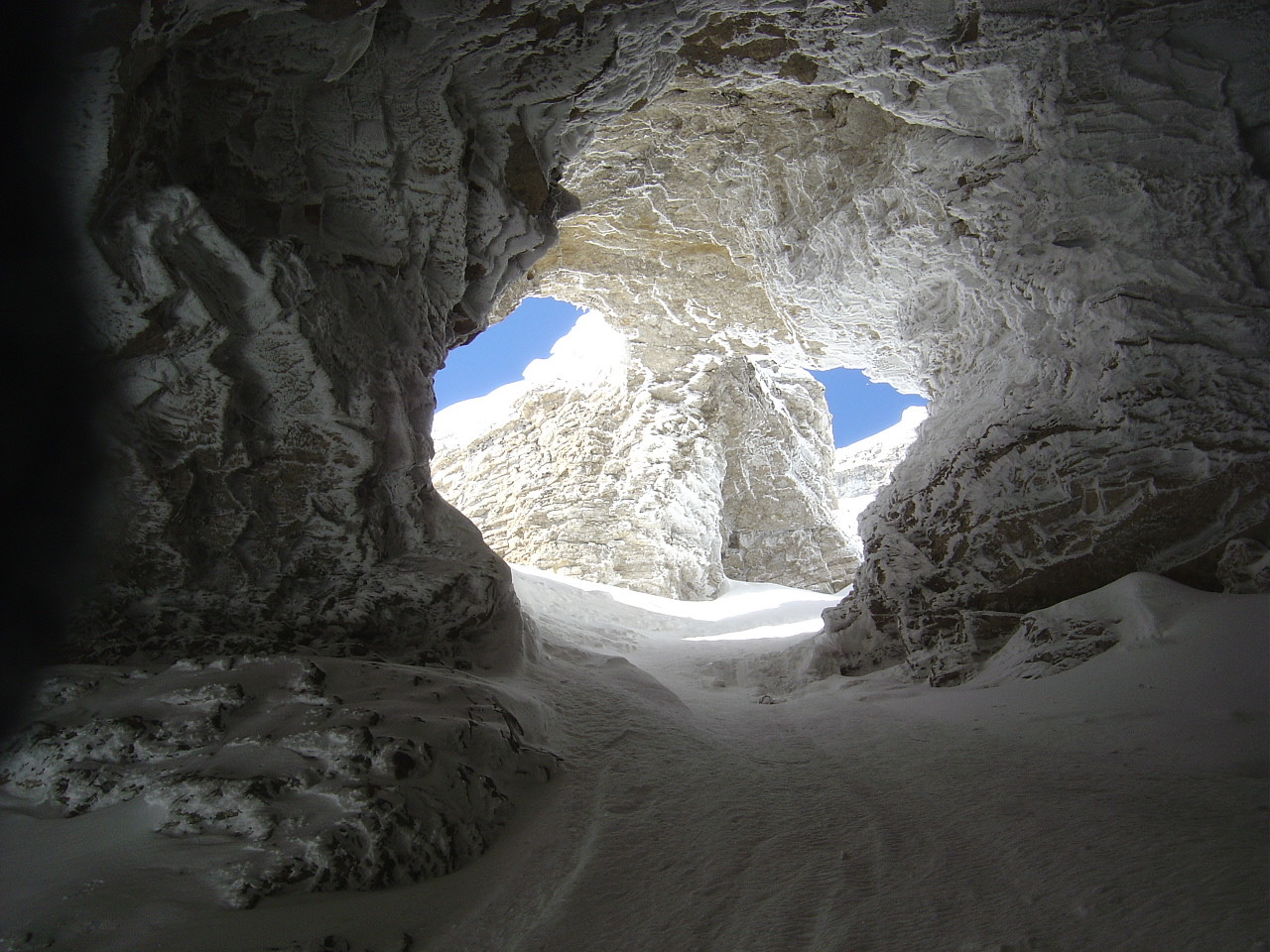 Les arches qui annoncent la sortie du chouroum supérieur.