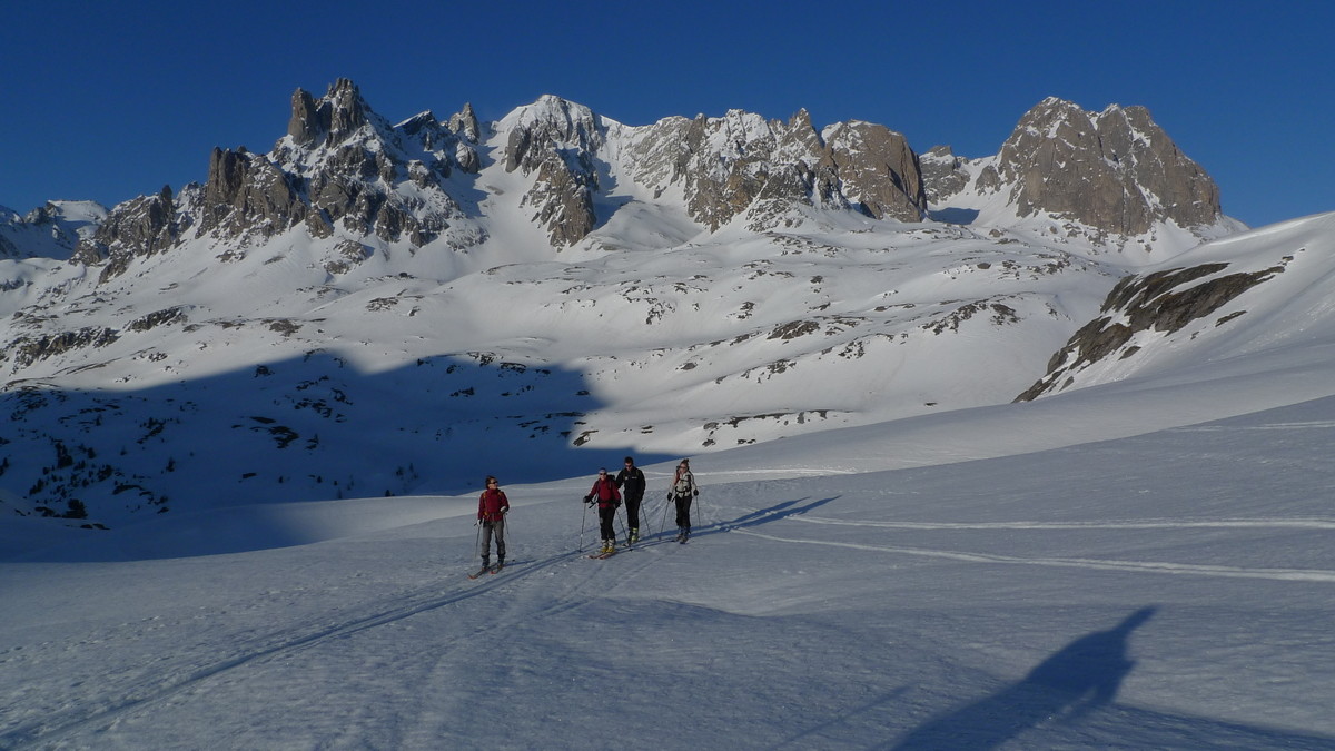 Versant E de la pointe des Cerces