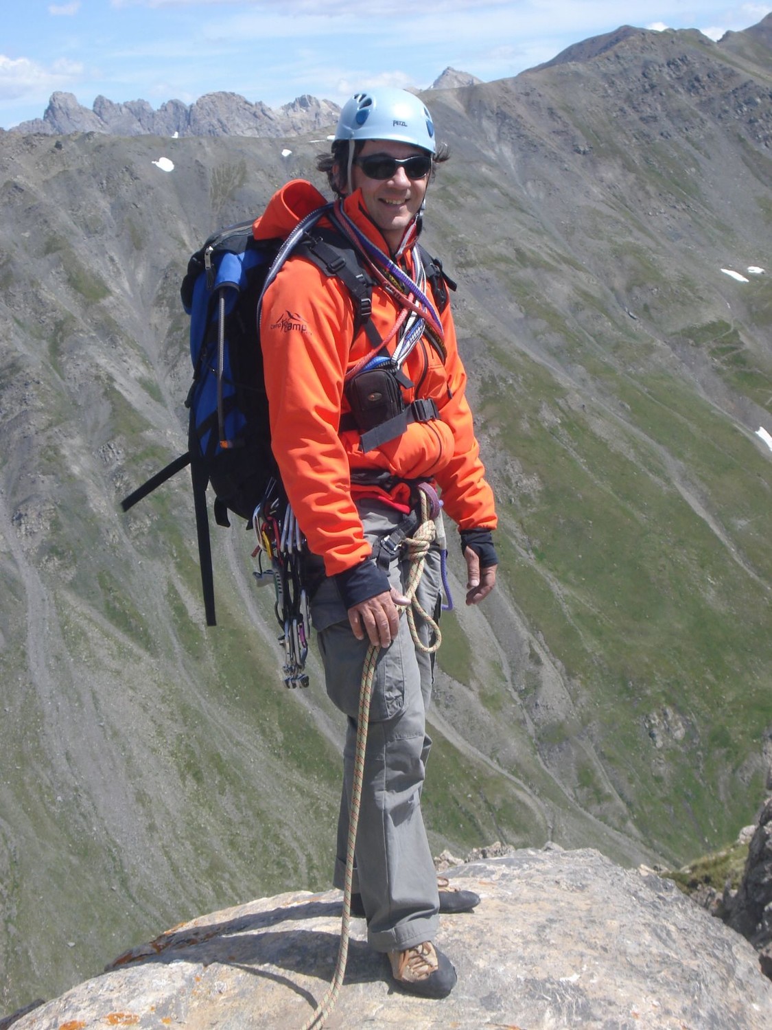 Jean-Marc au sommet. Scoop : il ne porte pas de knickers.
