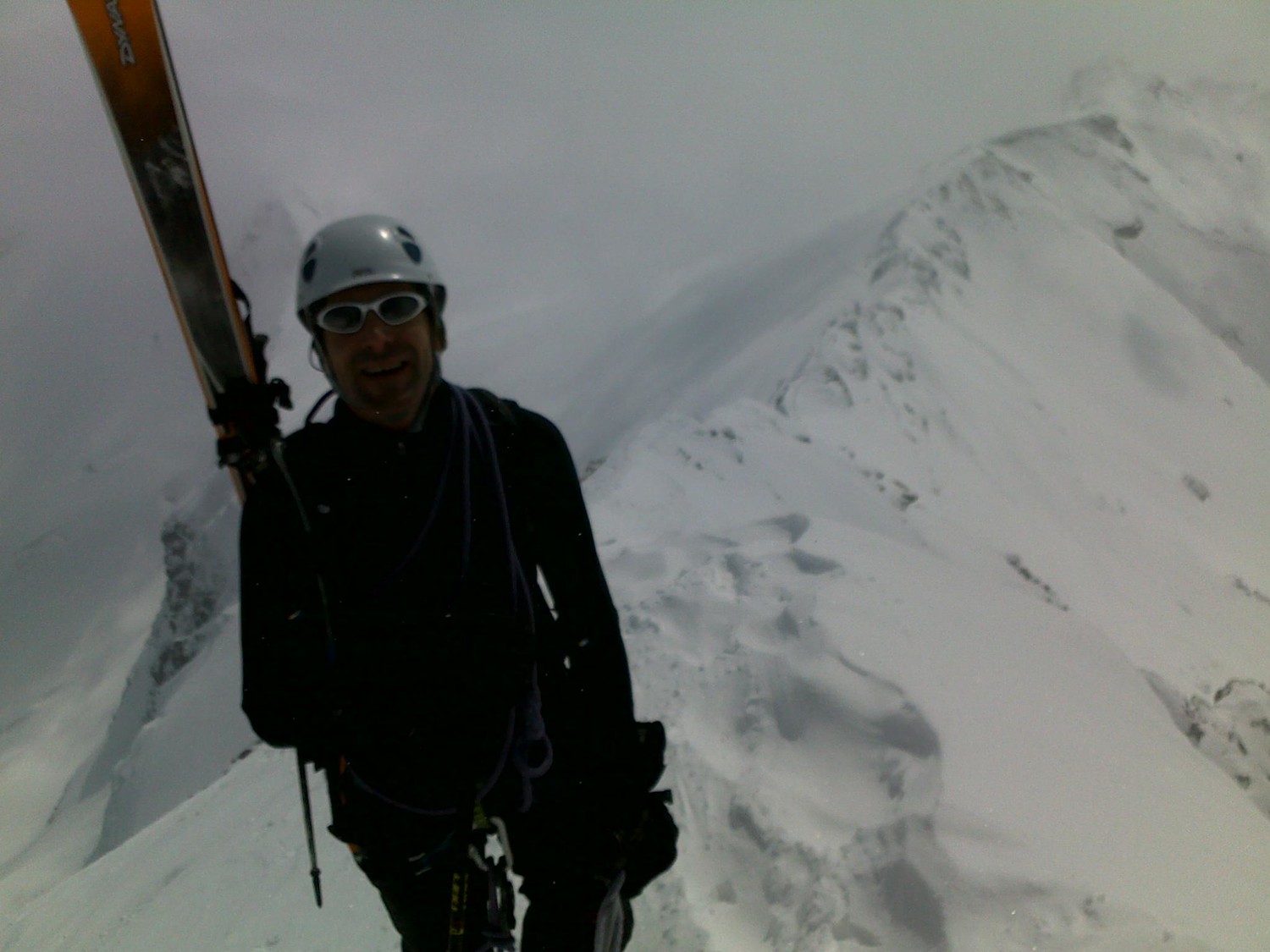 en haut de l arete