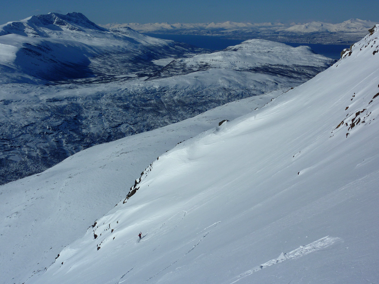 Descente du couloir SW de la pointe N