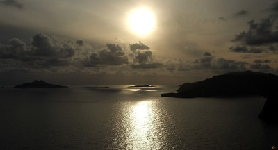 Calanques au crépuscule
