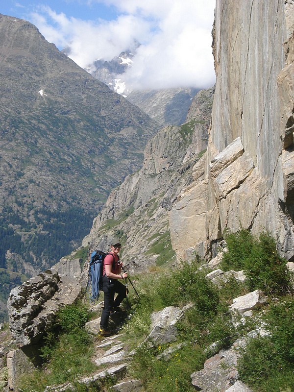 Montée au Soreiller par le chemin de 'la montagne d'en-bas'