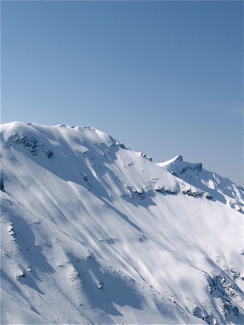 Tête du Véleray, face N