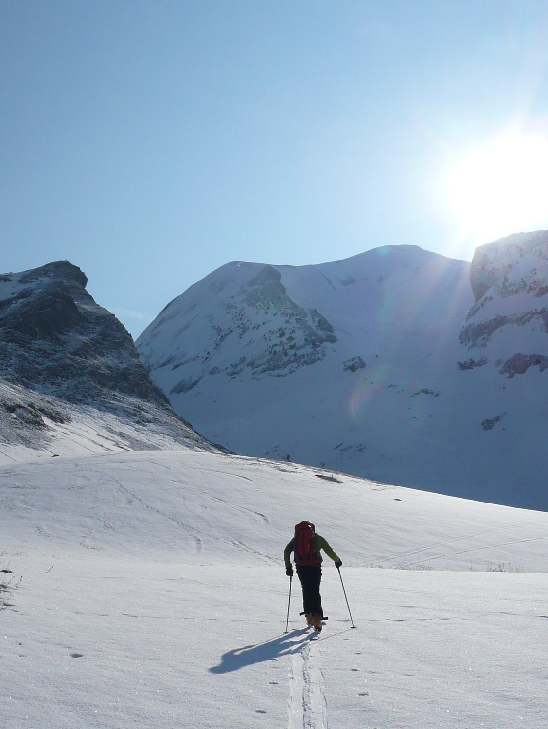 à la montée, après 20 minutes de portage, ça s'annonce bien!