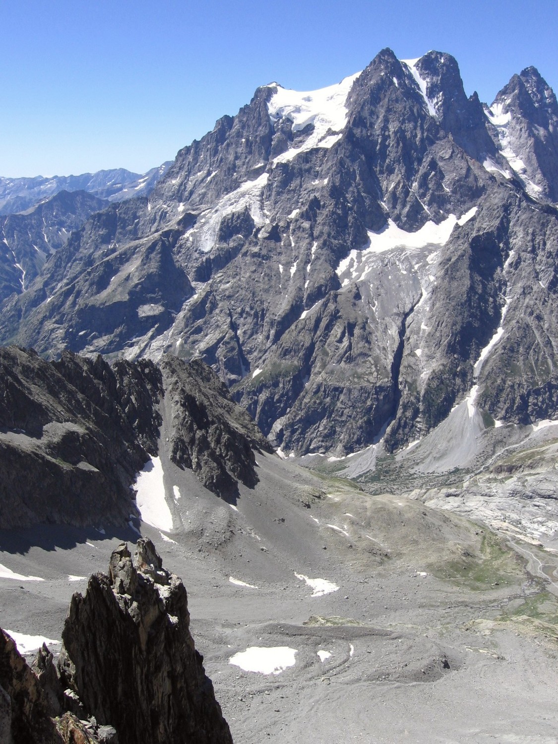 Traversée, vue sur le Pelvoux