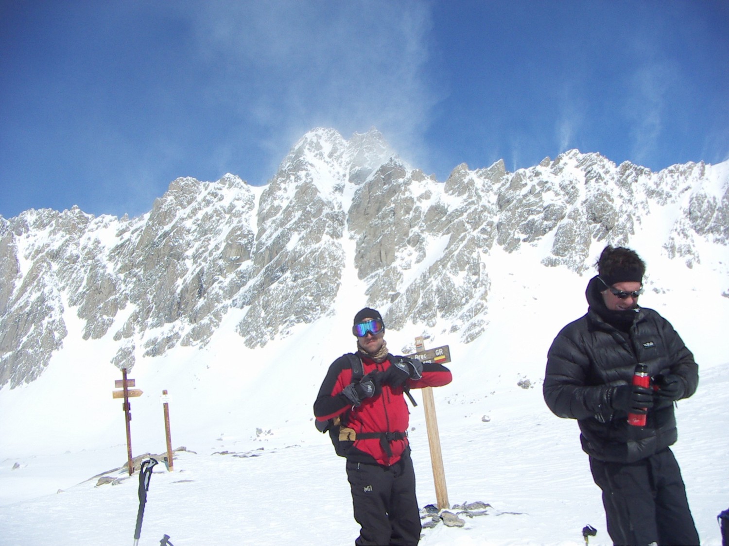 Ouf le col de la Gypère,on va se réchauffé!!!!