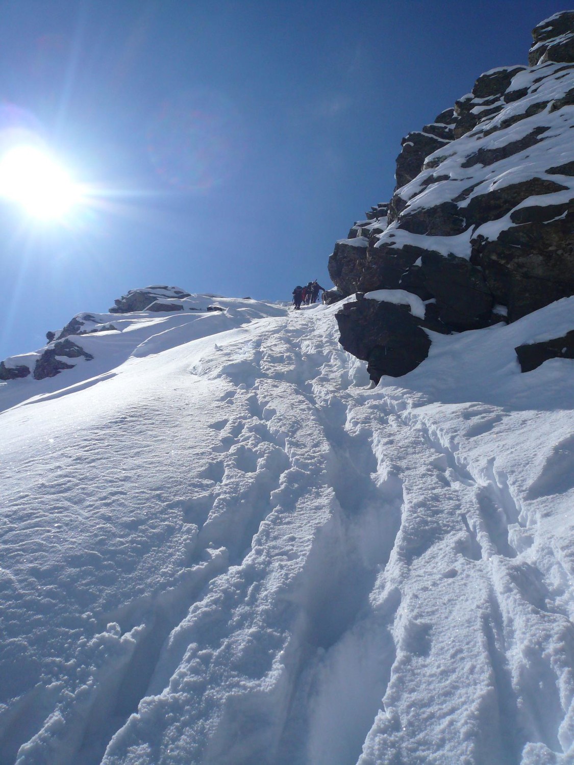 Verso la cima,tratto verso Ovest