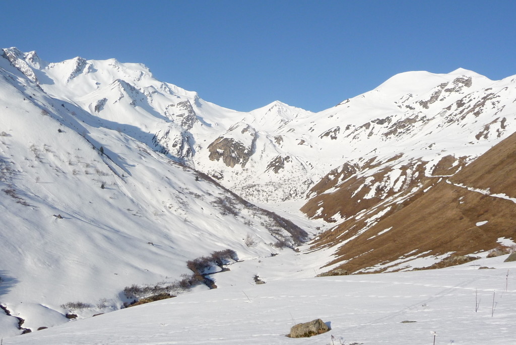 beau vallon mais peu de neige