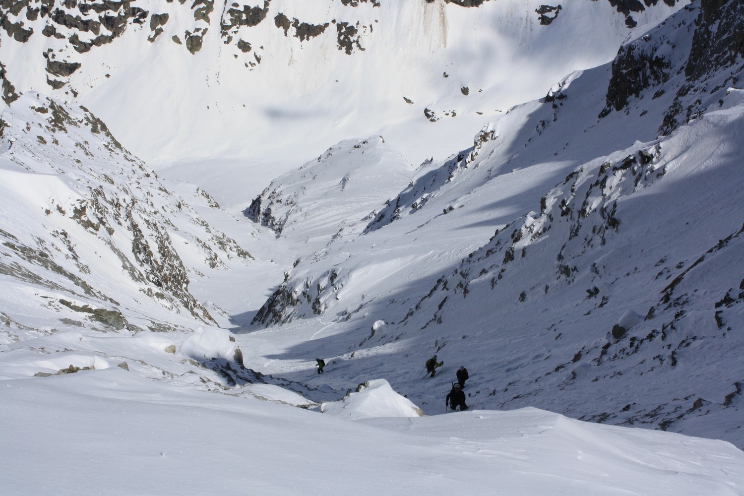 Affluence dans le couloir N du Col de Burlan...