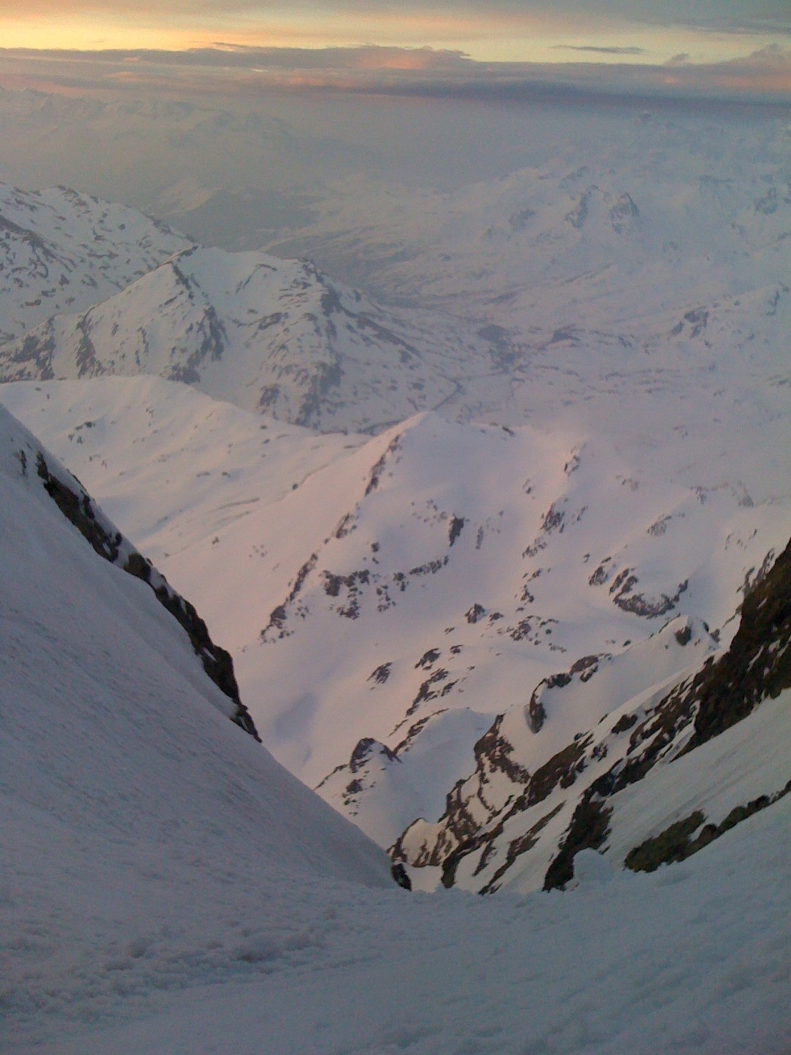 Le couloir vu du haut