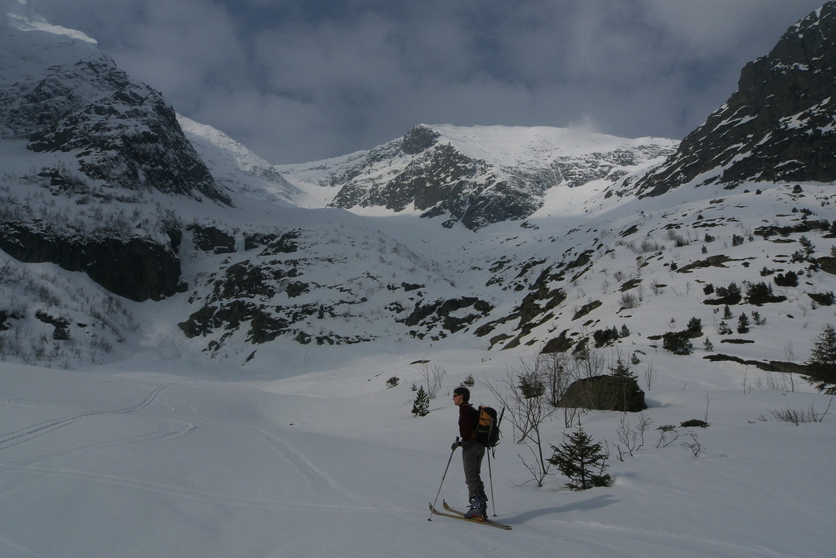 Le bas de la combe N du Grand Armet