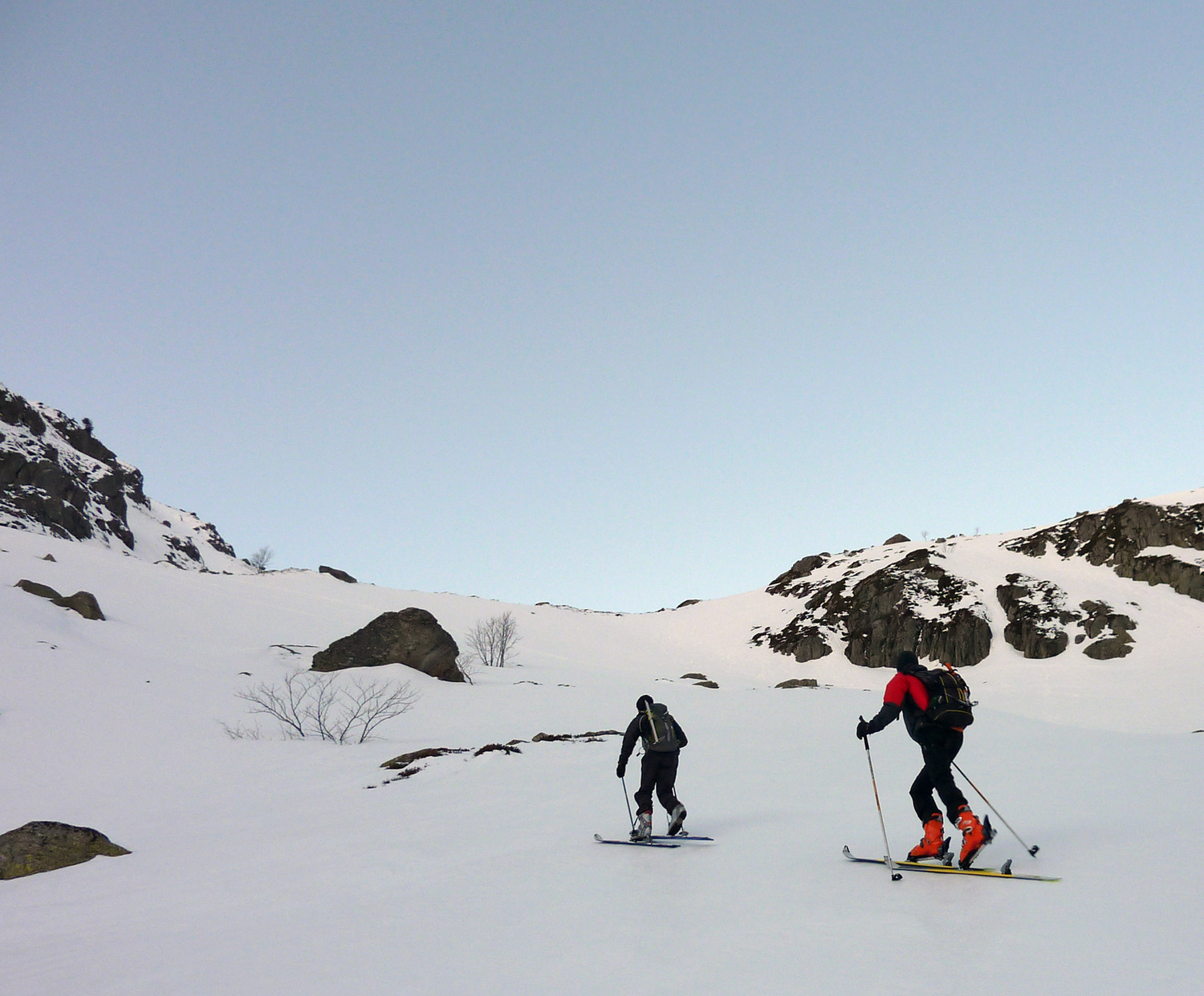 Balaîtous par Las Néous - Raidillon au-dessus de Ledormeur