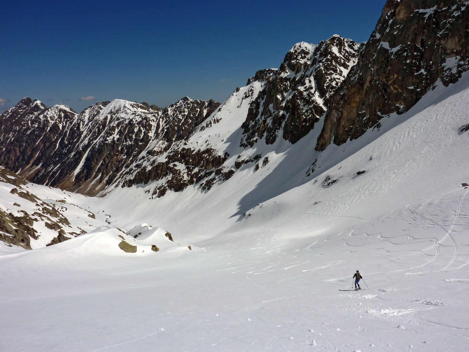 Balaîtous par Las Néous - Descente dans le vallon de Pacca