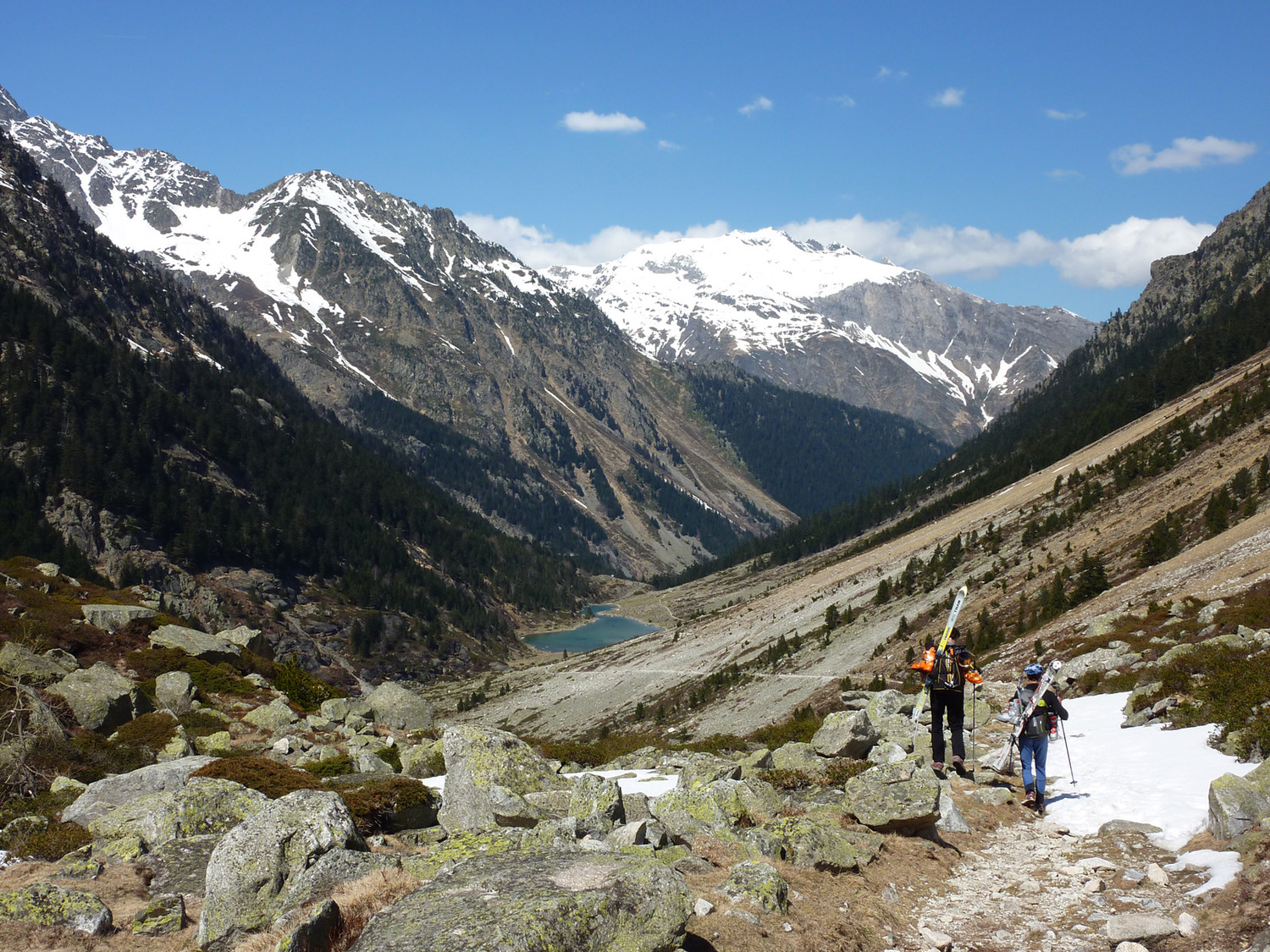 Balaîtous par Las Néous - Descente vers le lac de Suyen