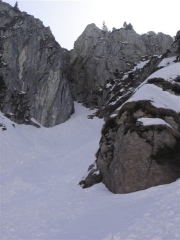 Couloir NO de Chauffe Floras