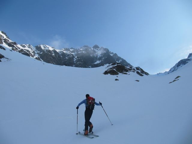 Le lendemain, montée de la Plagne Vaumard