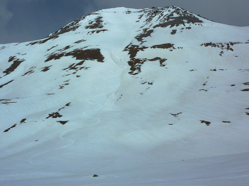 Tête de Pradieu : Face SW