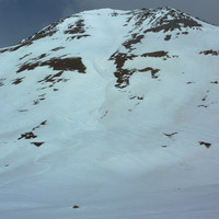 Tête de Pradieu : Face SW