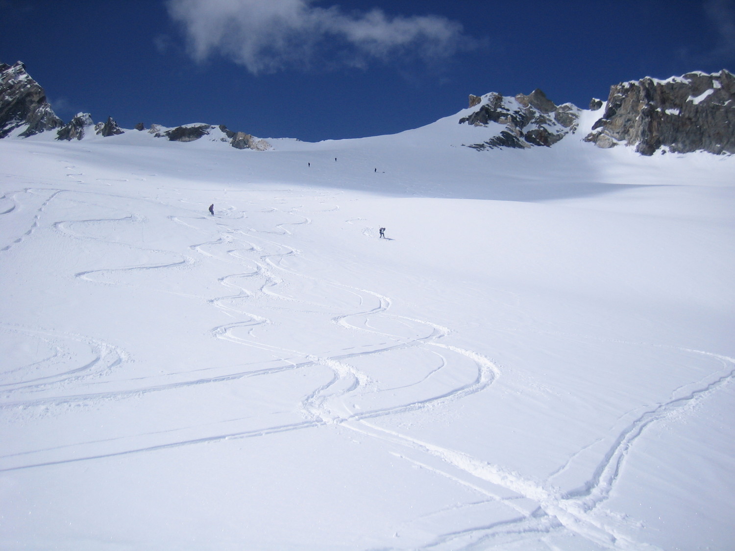 in discesa dal passo di vazzeda