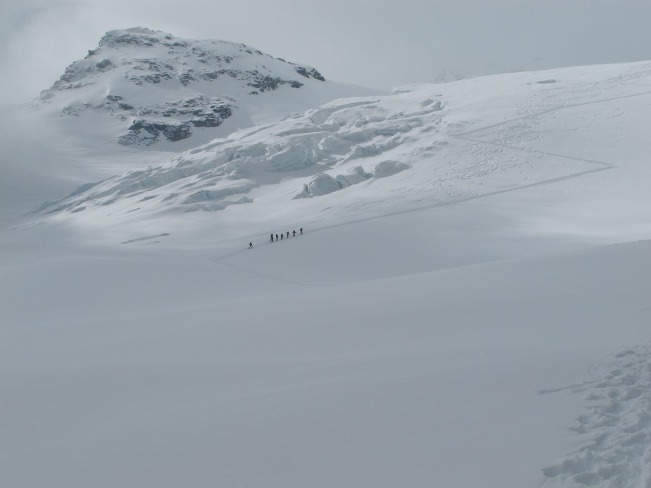 Glacier bien bouché