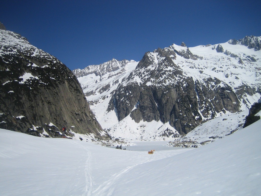 Arrivée au lac