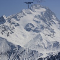 Roche de la Muzelle et Col Jean Martin - Versant NW