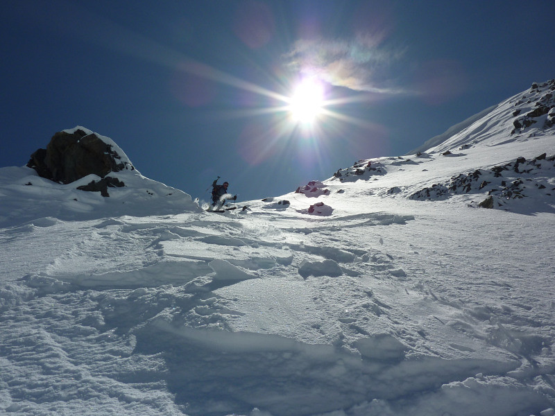 Entrée dans la directe NW