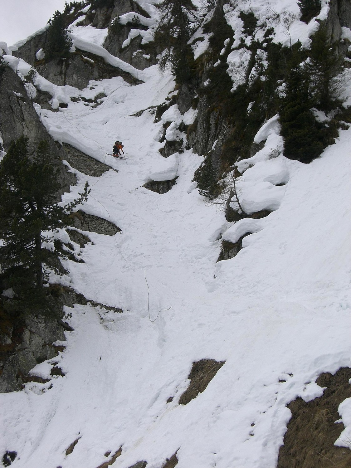 couloir depuis belalp