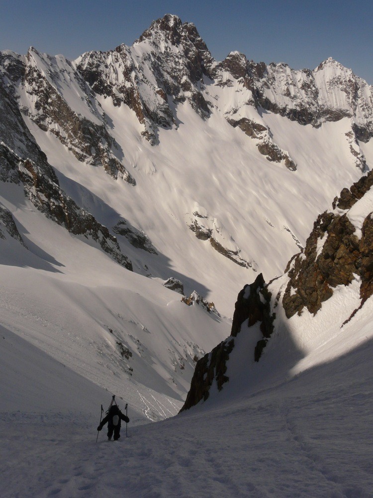 Col de Clot Châtel - Dans le couloir