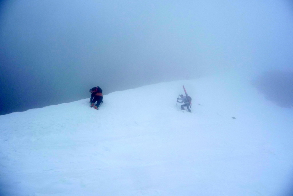 Montée de l'arête