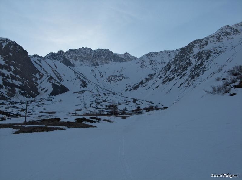 Départ depuis le bas des pistes de Bourg-Saint-Bernard