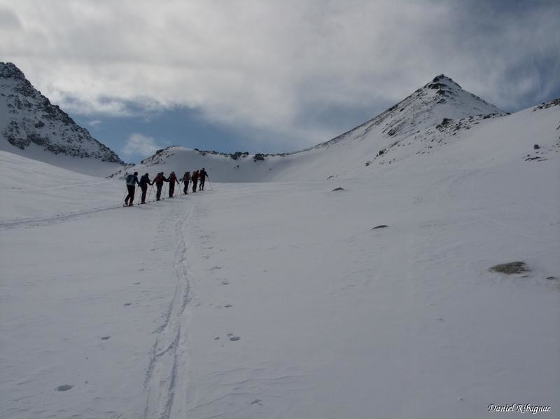 Glacier de Proz et antécime sur la droite