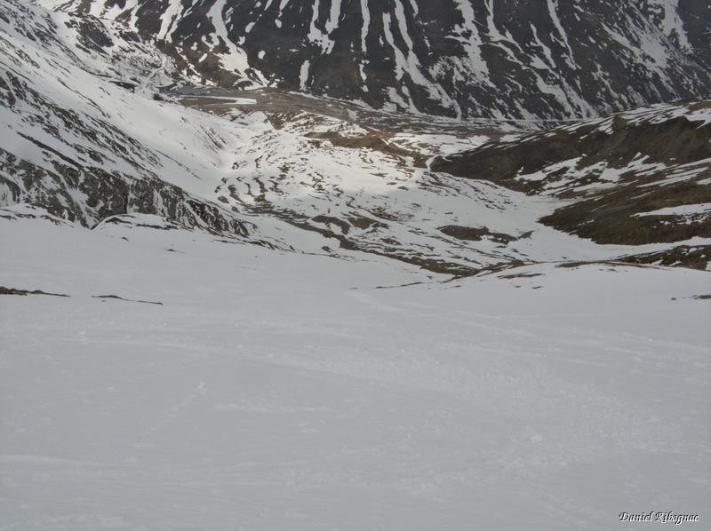 Descente par une série de couloir