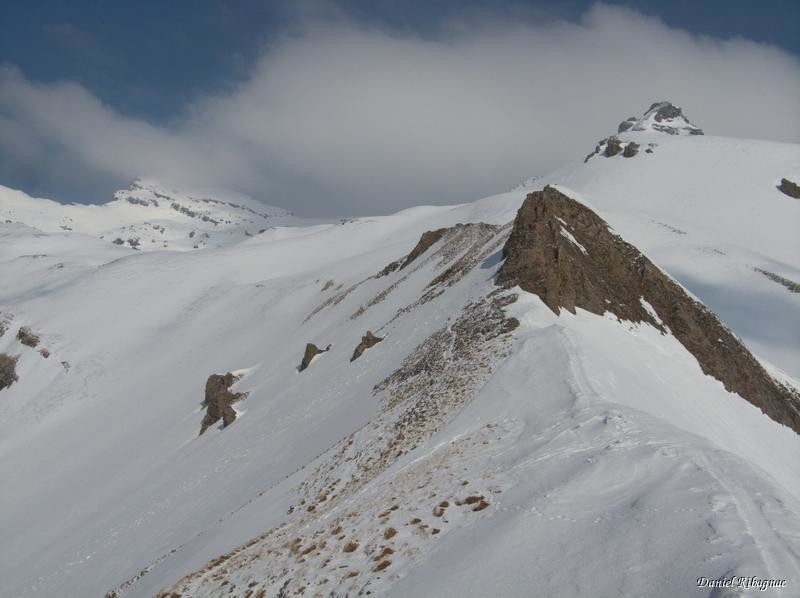 Peu de neige dans le passage clef