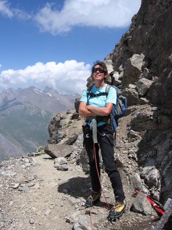 Claudine à la sortie de la Vire Amieux