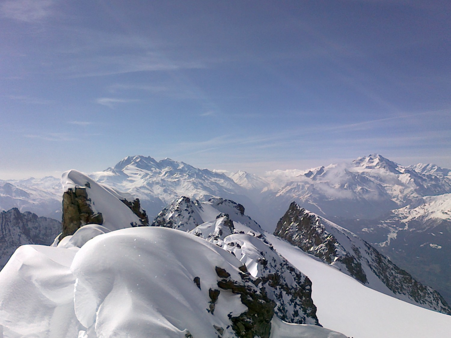 Quelle vue sur les 4'000 d'en face !