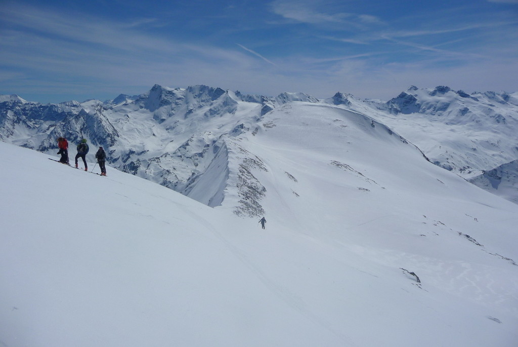 la pointe d'Ormelune en montant l'arête de l'Archeboc