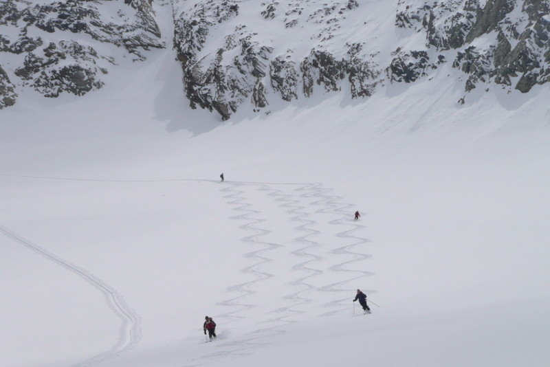 Une neige parfaite et pas une trace