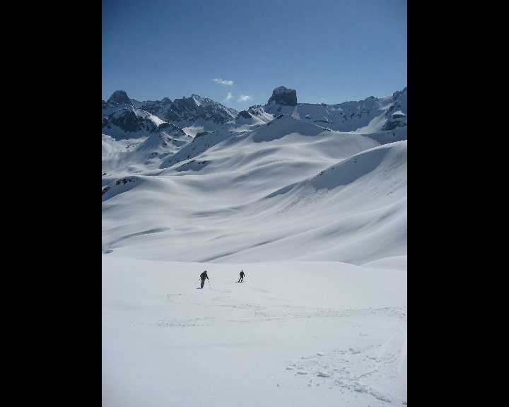 Au fond la fameuse Pierra Menta