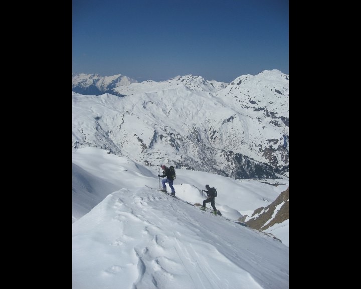 Arrivée au 2ième sommet