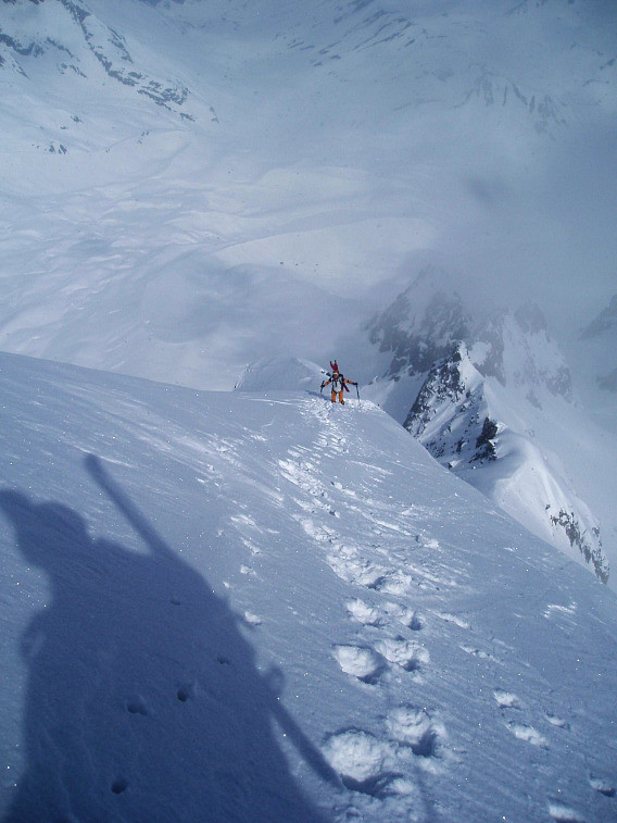 Montée sur la calotte